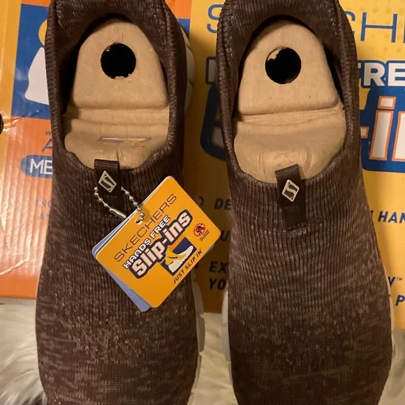 Skechers Women’s Chocolate Slip-On Loafers - Picture 2 of 9